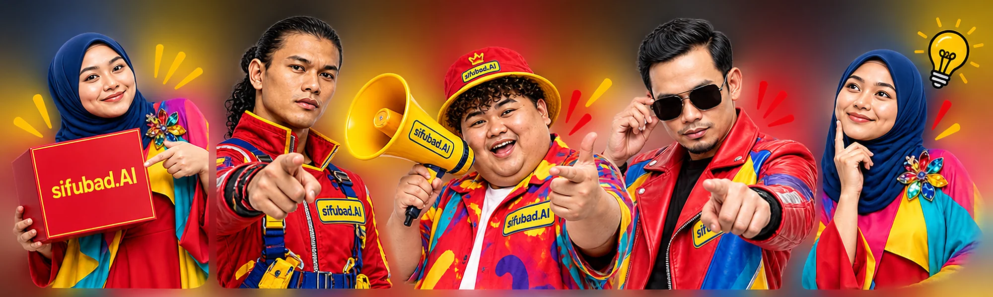 Camelia, Alan Budi, Bobby dan Sifu Jamal menjemput korang ke AI Launching System